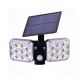 Proiector solar dublu 120 LED SMD cu senzor de miscare , ip 65